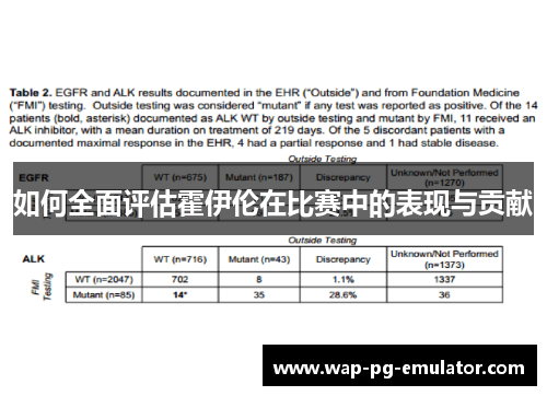 如何全面评估霍伊伦在比赛中的表现与贡献